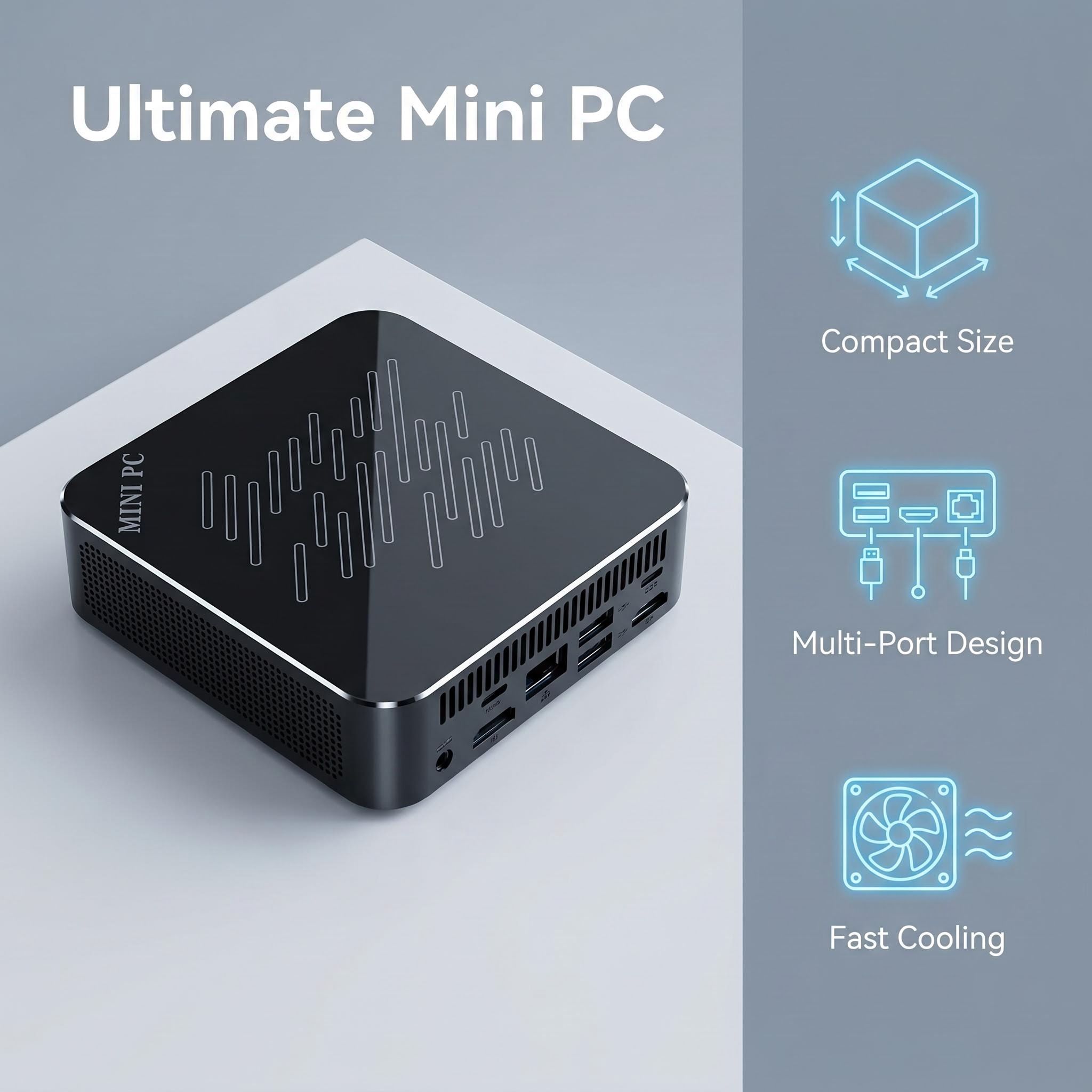 2026 Mini PC Intel Core N150 G - Pc Gaming Intel ulasan dan harga