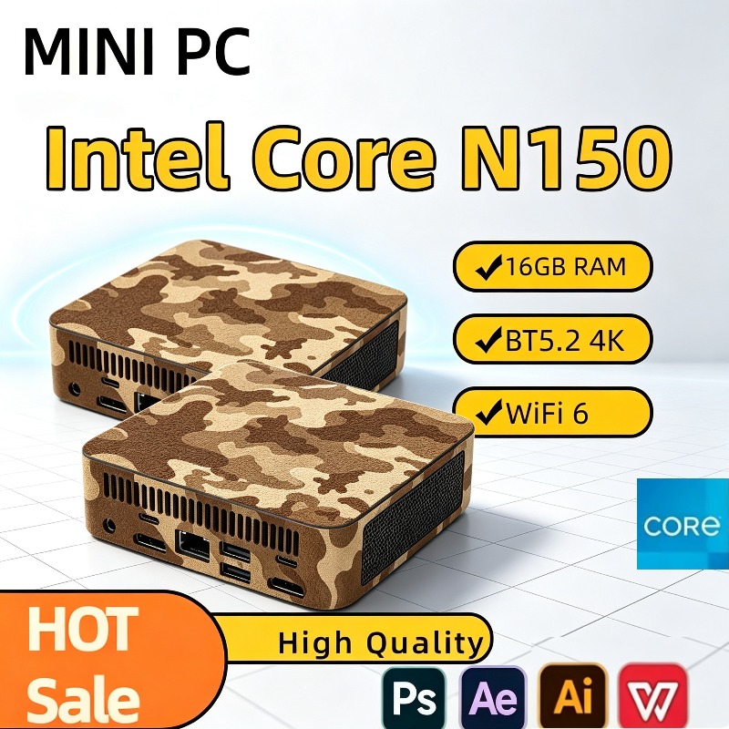 Compact Mini Pc Intel N150 Min - Pc Gaming Intel ulasan dan harga