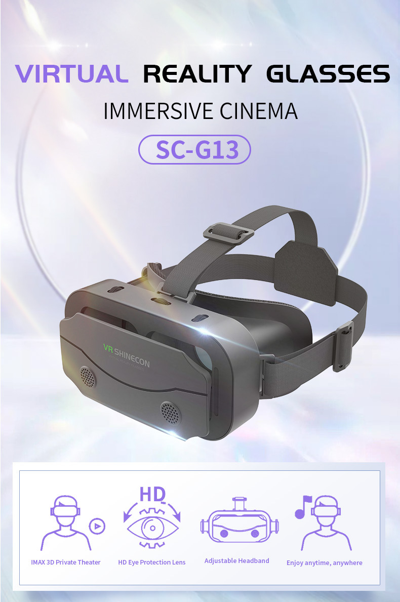 SHINECON 3D Helmet VR Glasses  - Vr Headset Pc ulasan dan harga