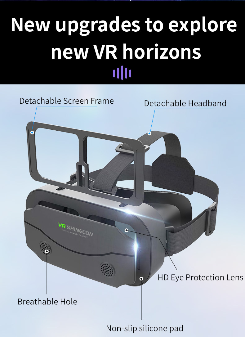 SHINECON 3D Helmet VR Glasses  - Vr Headset Pc ulasan dan harga